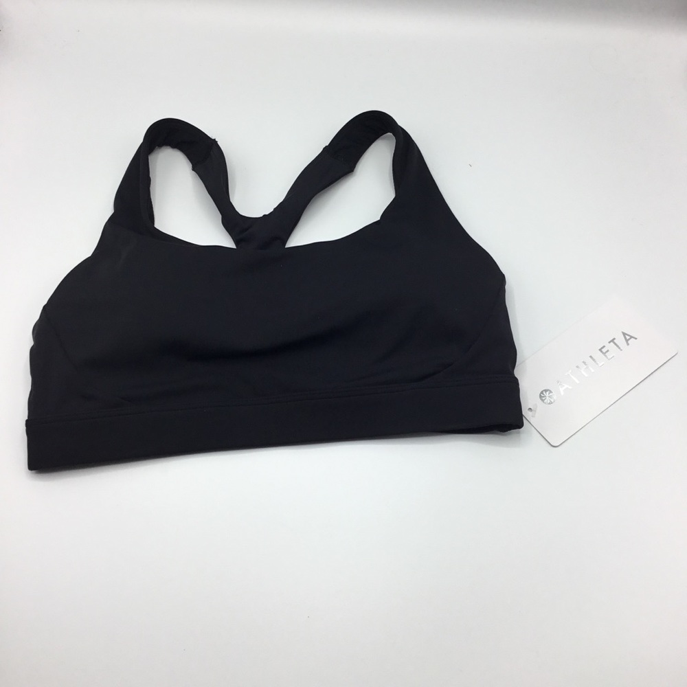 Athleta Ultimate Bra D/DD in Supersonic Black New - Picture 4 of 12
